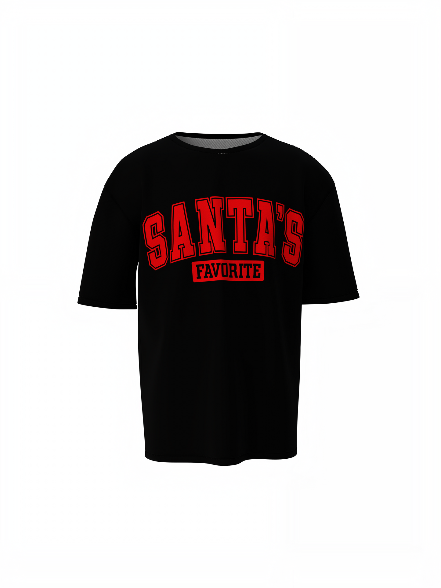 Santas Favorite Oversized T-Shirts for Christmas Streetwear