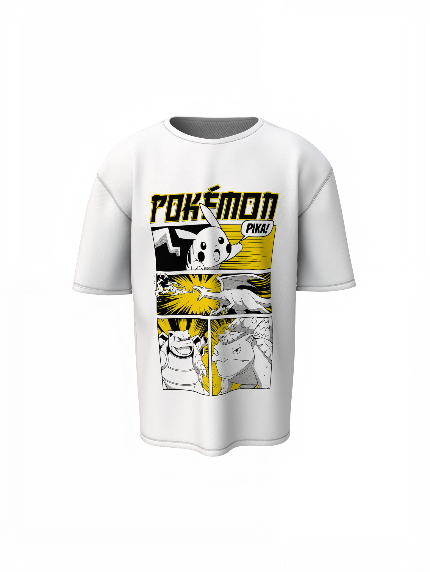 Pika Oversized T-Shirts – Fun Electric Pokemon Streetwear