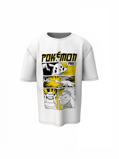 Pika Oversized T-Shirts – Fun Electric Pokemon Streetwear