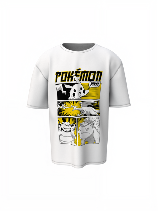 Pika Oversized T-Shirts – Fun Electric Pokemon Streetwear
