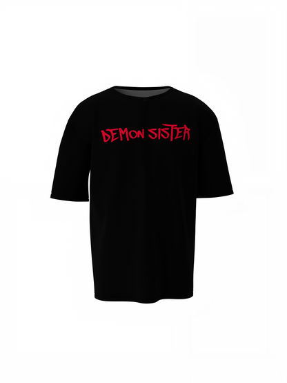 Nezuko Oversized T-Shirts – Cute Demon Slayer Anime Style.