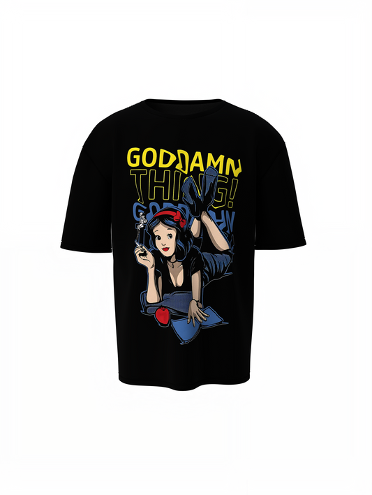 Goddamn Oversized T-Shirt Bold Streetwear Graphic Style Tee