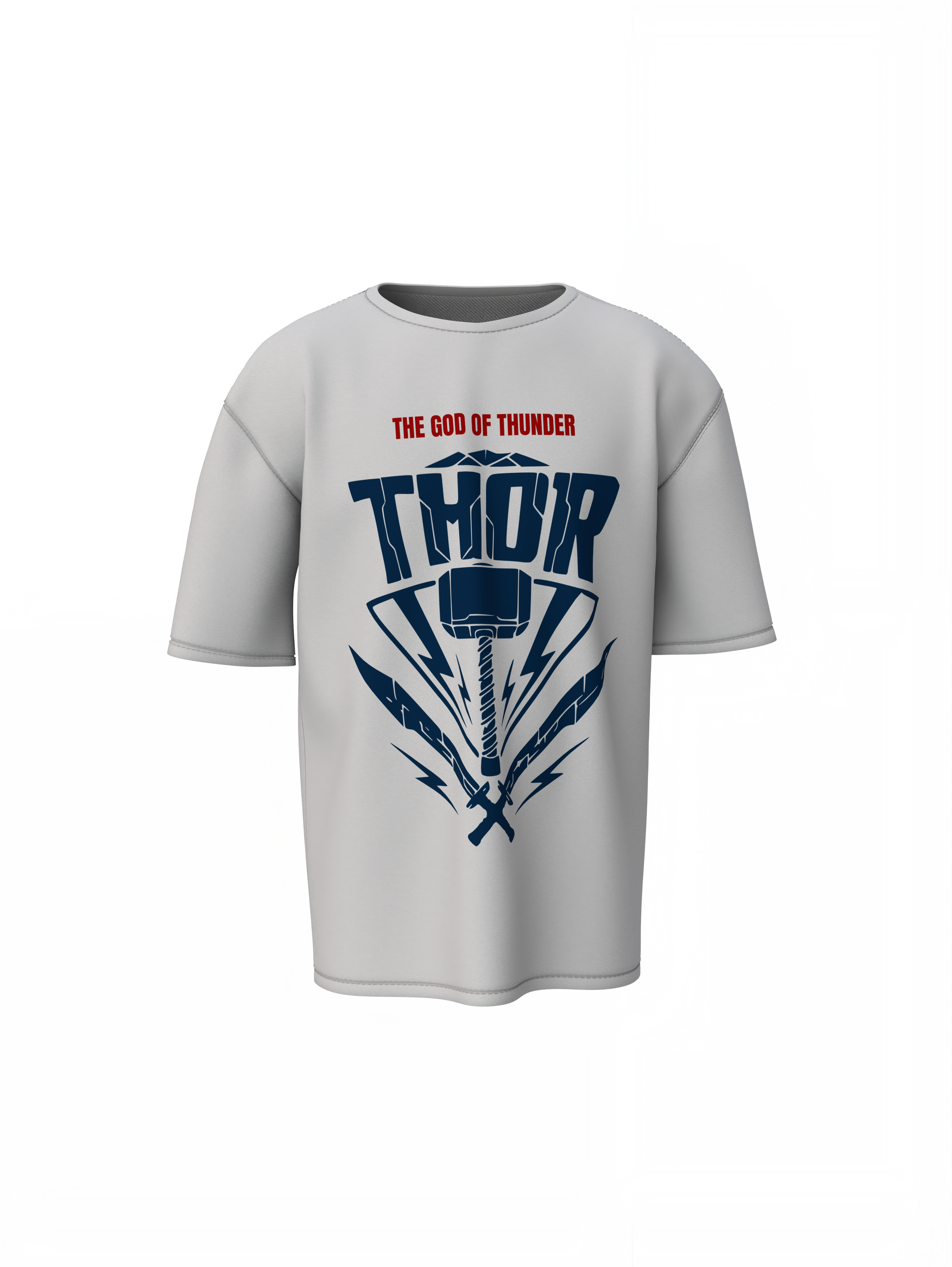 God Of Thunder Oversized T-Shirts