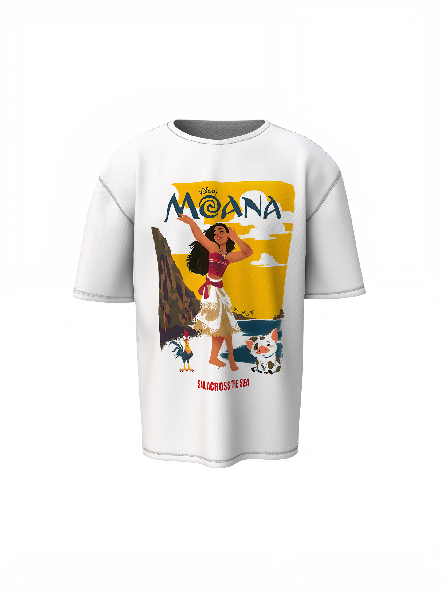 Sail Across The Sea Oversized T-Shirt for Nautical Vibe Now