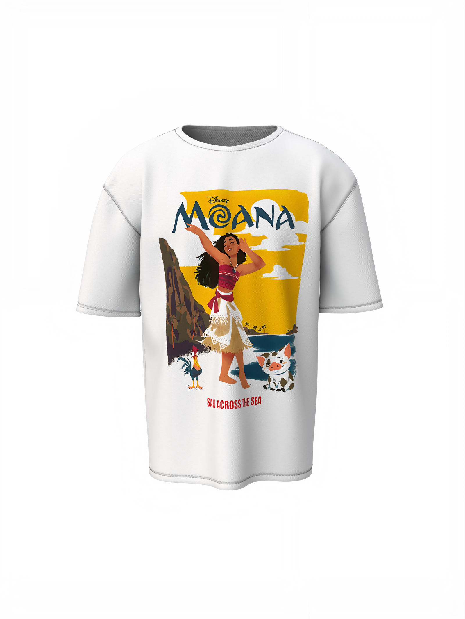 Sail Across The Sea Oversized T-Shirt for Nautical Vibe Now