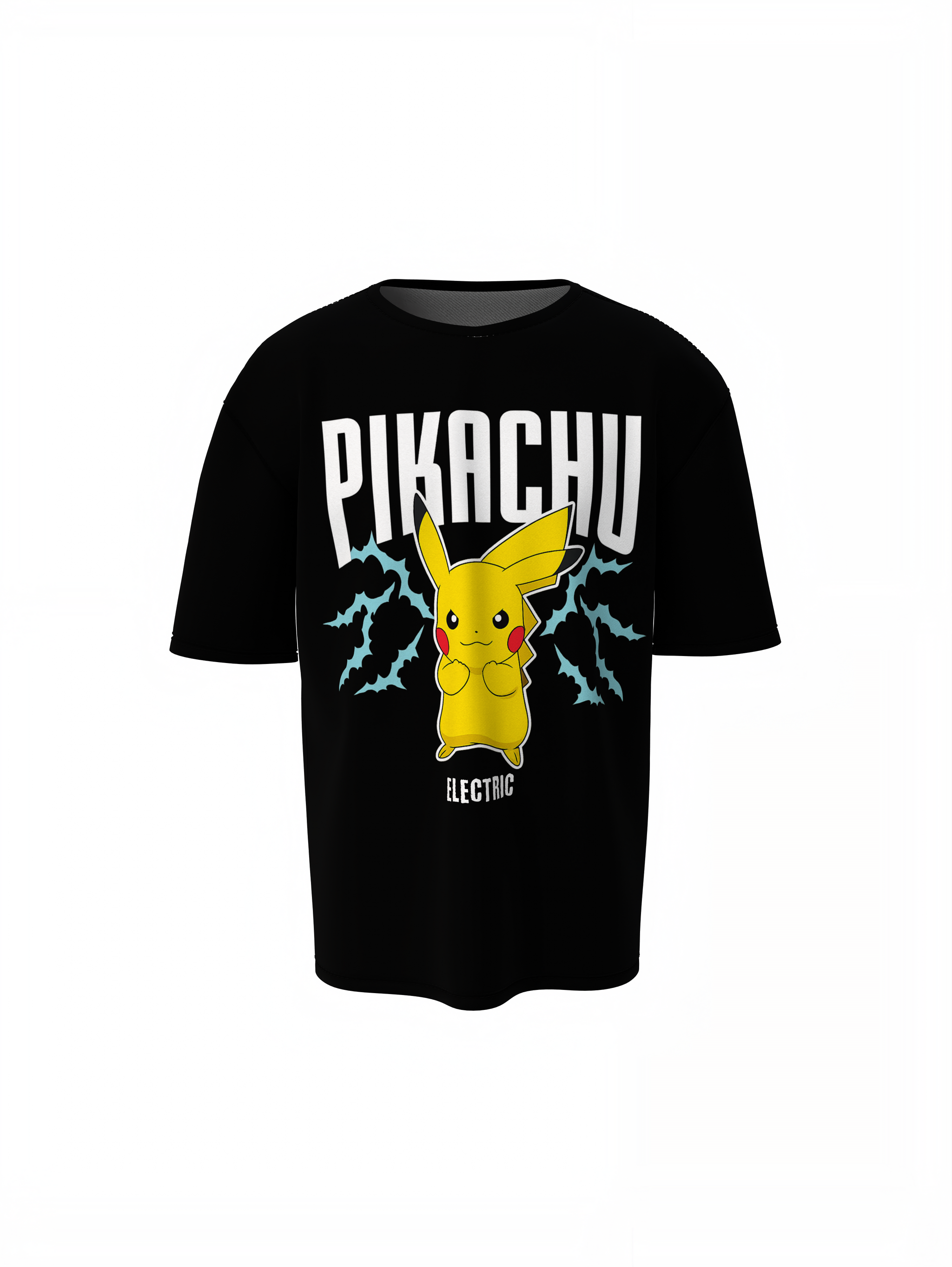 Electric Pikachu Oversized T-Shirts