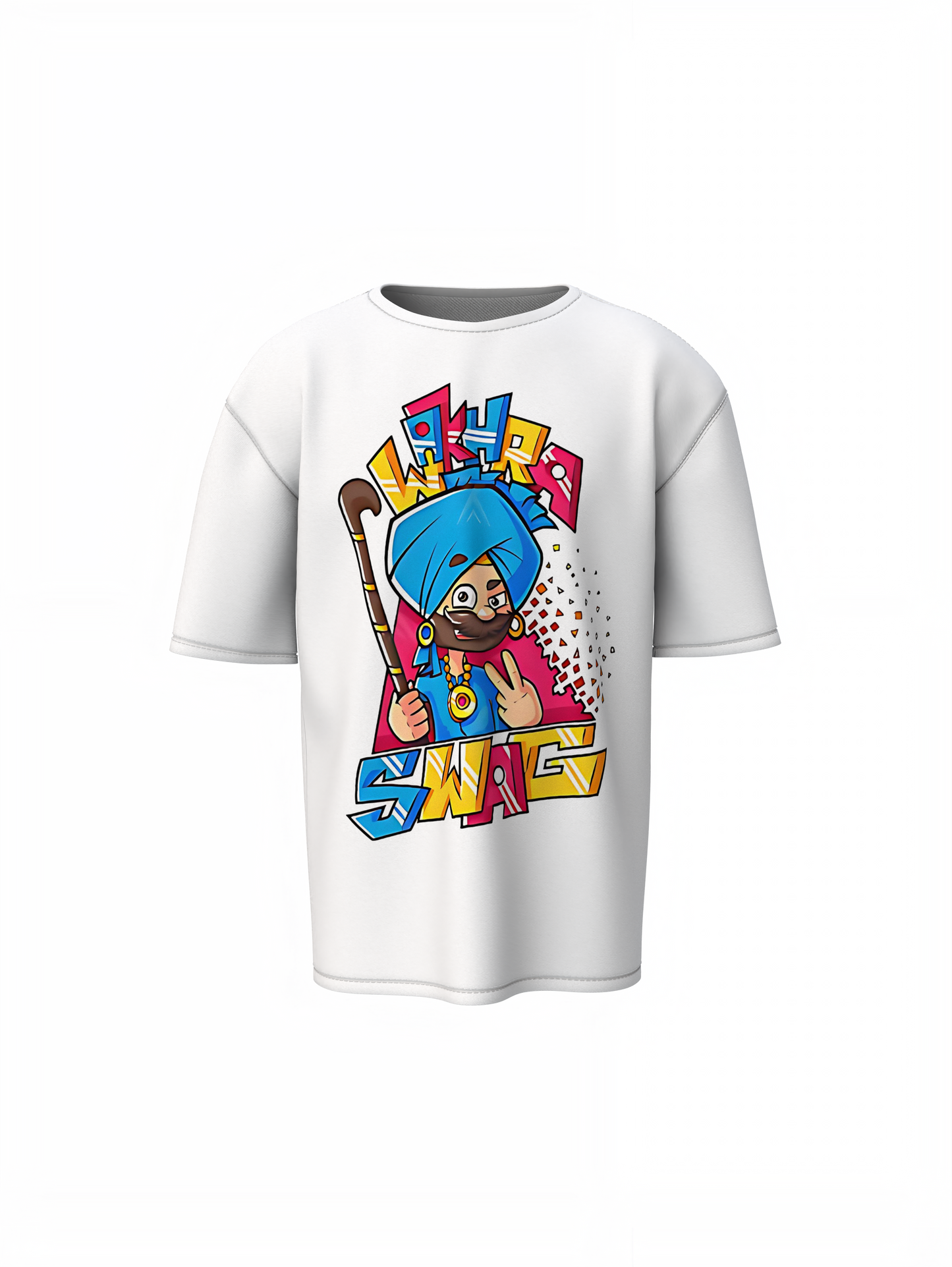 Wakhra Swag Oversized T-Shirts Bold Punjabi Streetwear Style