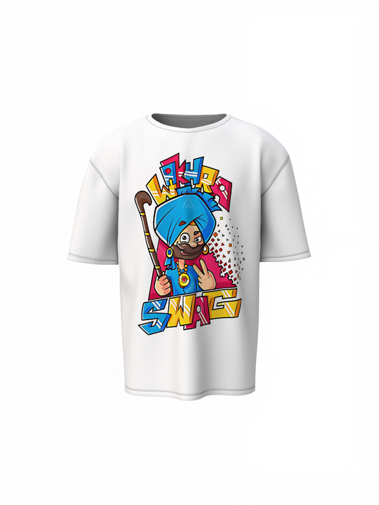 Wakhra Swag Oversized T-Shirts Bold Punjabi Streetwear Style