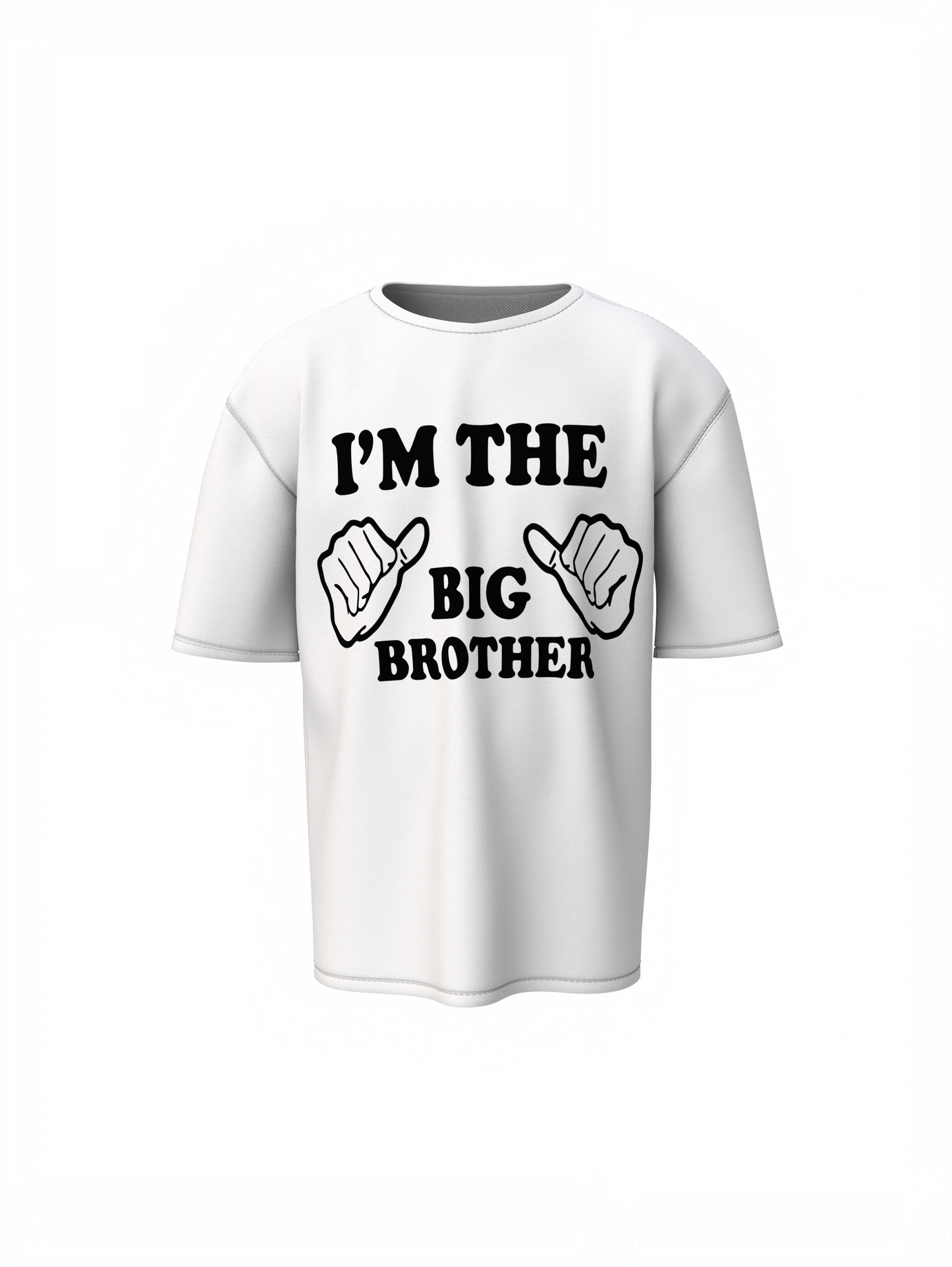 I'm The Big Brother Oversized T-Shirts – Fun Family Wear