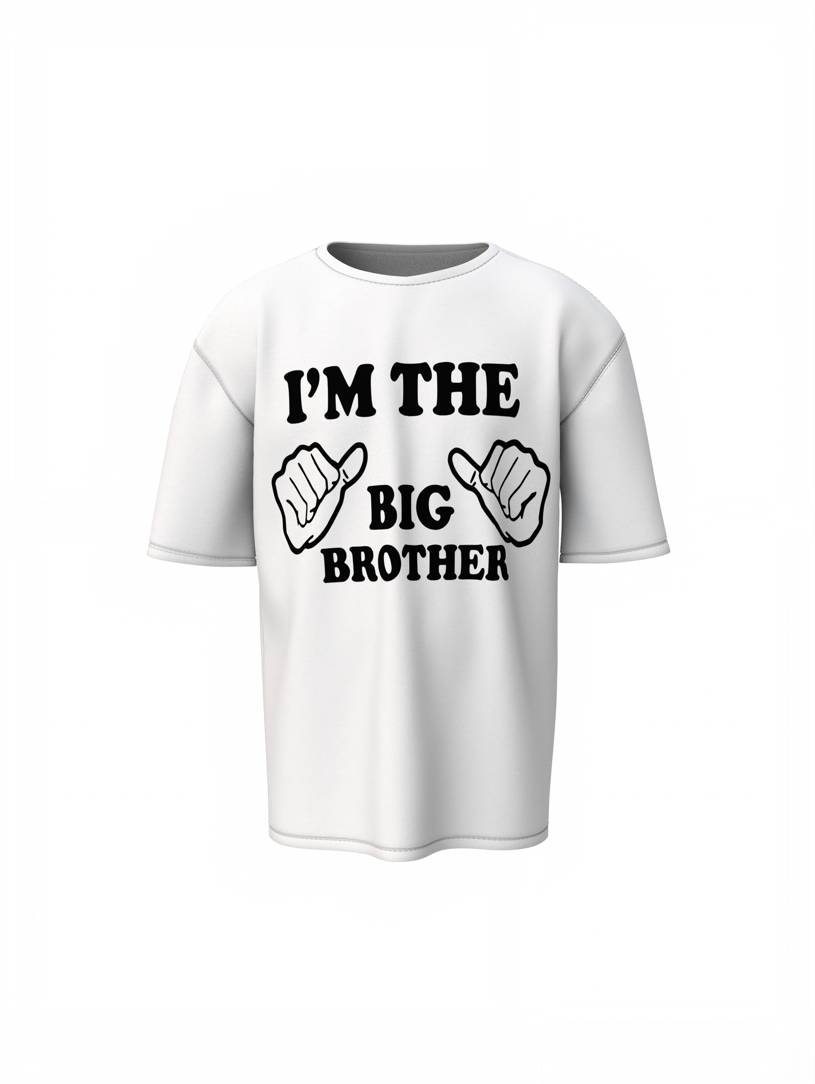 I'm The Big Brother Oversized T-Shirts – Fun Family Wear