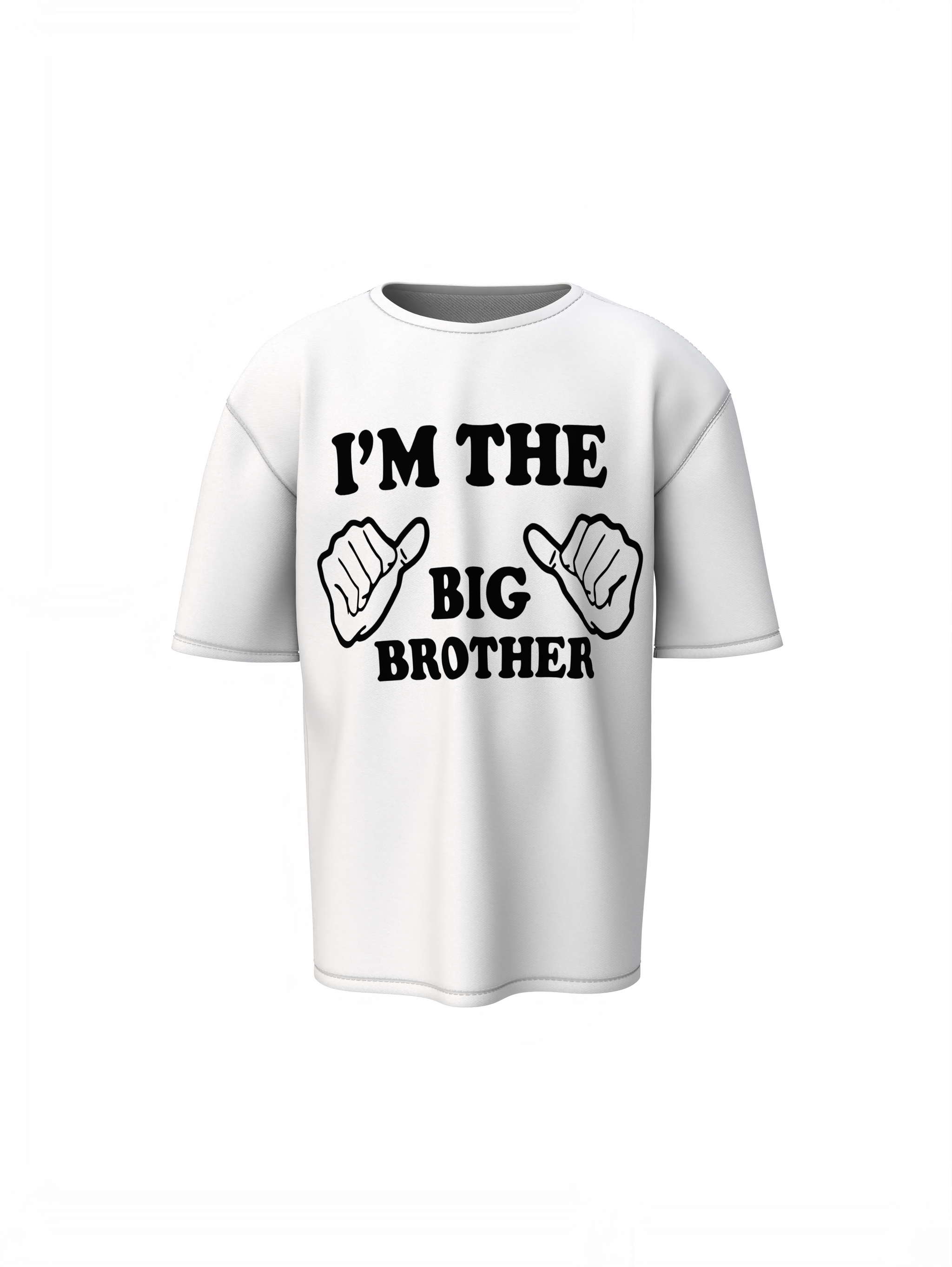 I'm The Big Brother Oversized T-Shirts