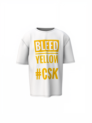 Bleed Yellow Oversized T-Shirts