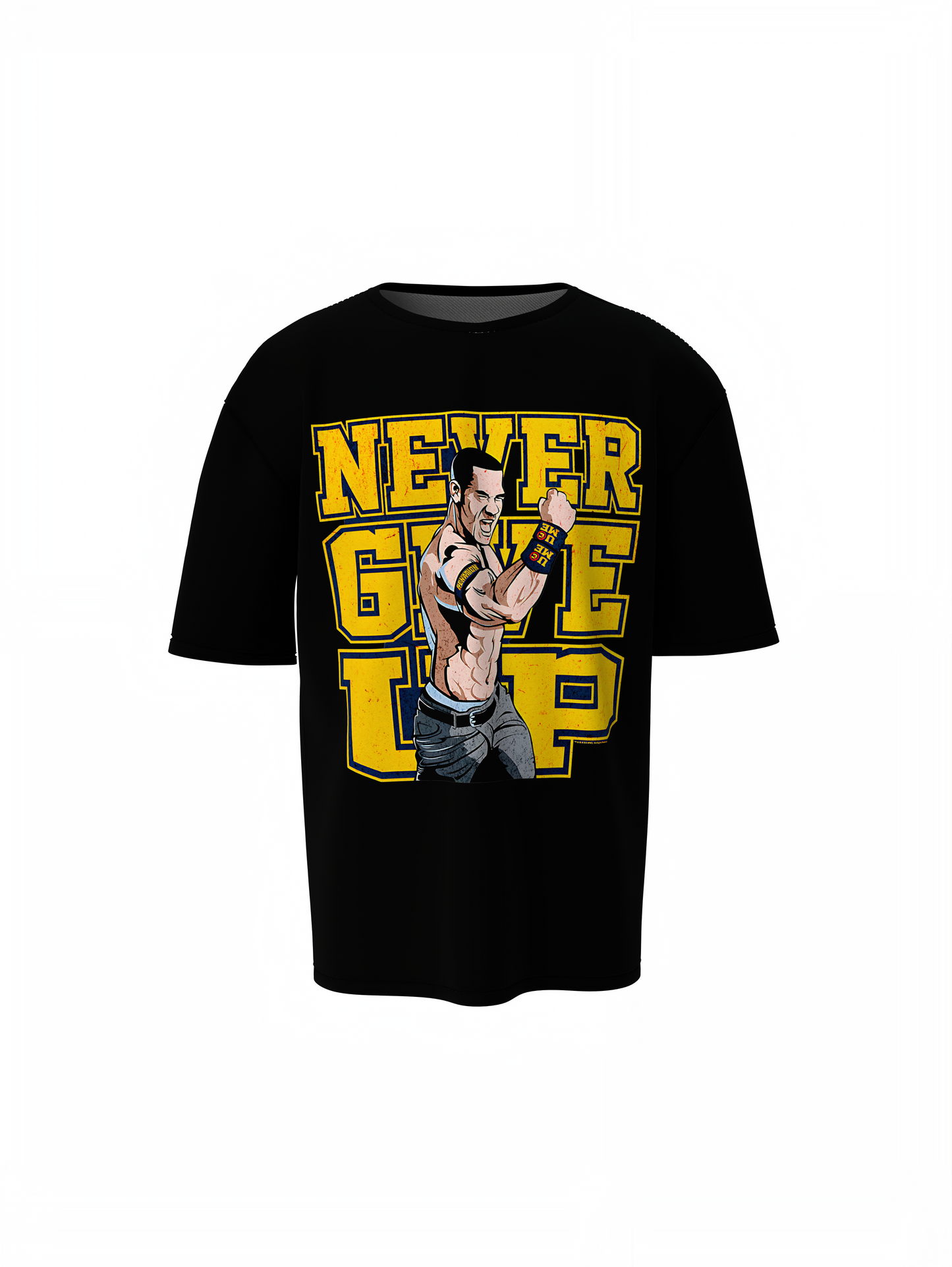 Never Give Up Oversized T-Shirts – Bold & Inspirational