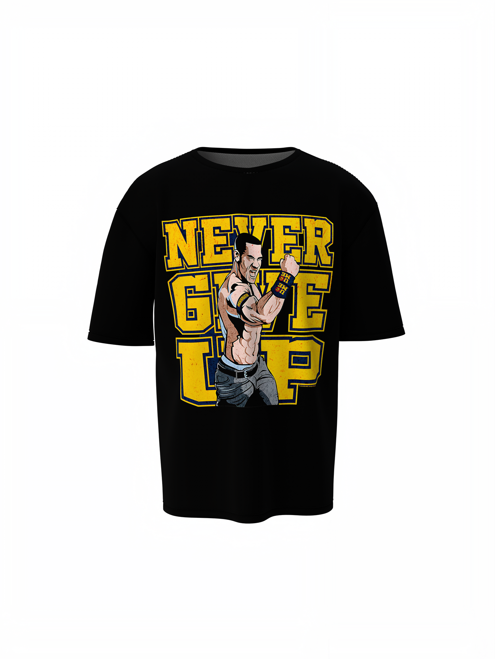 Never Give Up Oversized T-Shirts – Bold & Inspirational
