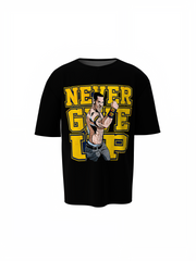 Never Give Up Oversized T-Shirts