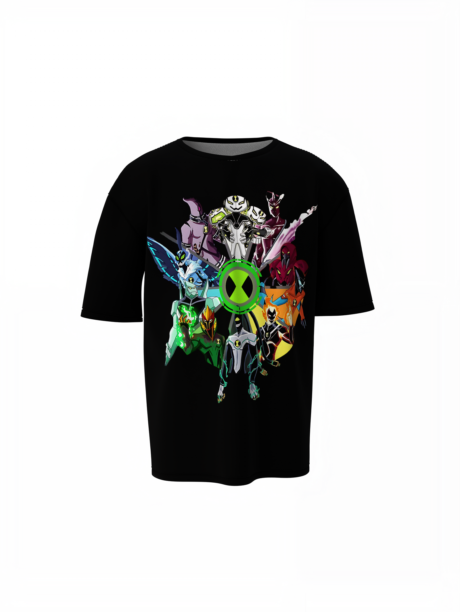 Ben 10 Oversized T-Shirt Stylish Cartoon Streetwear Wear