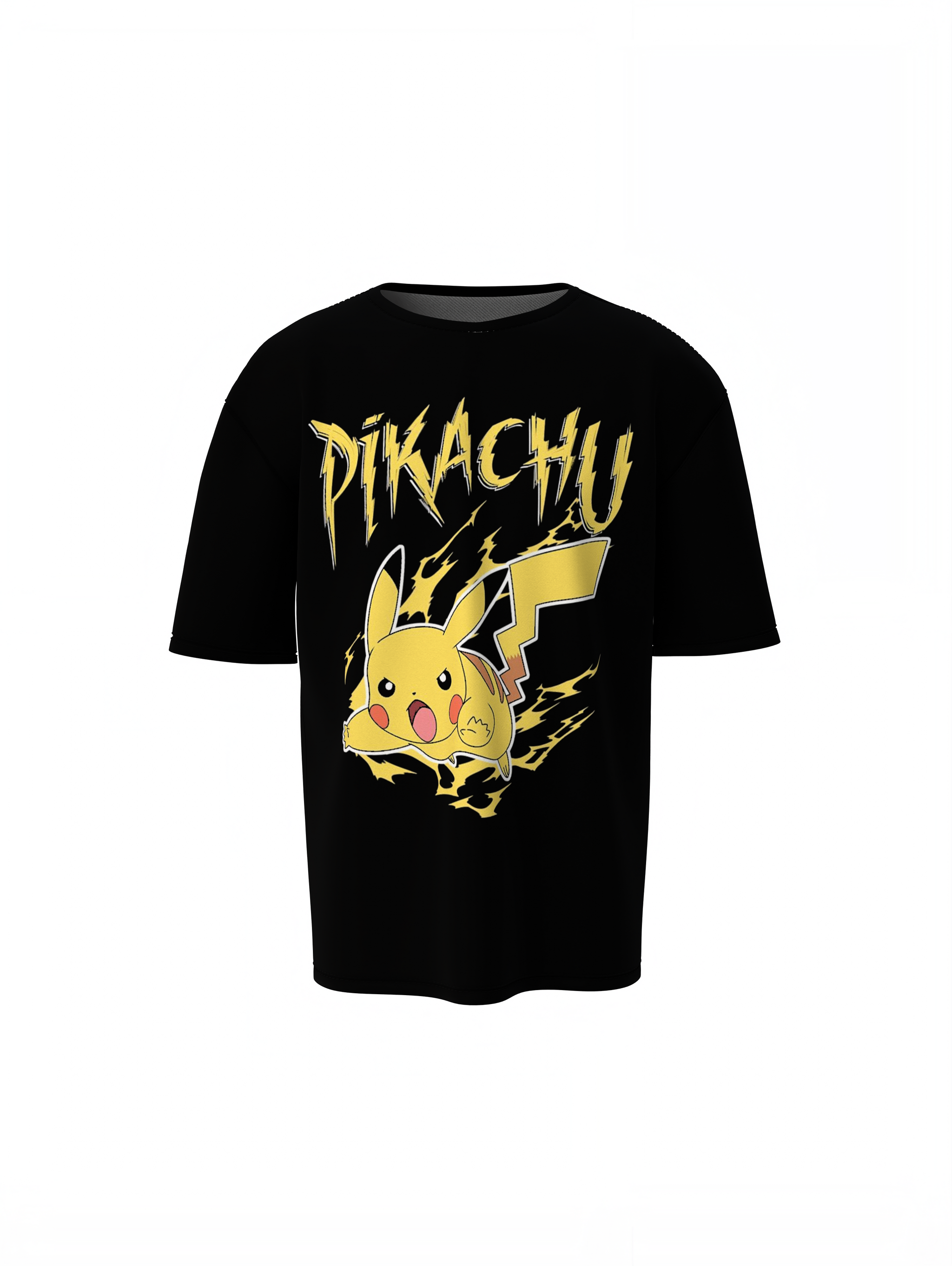 Pikachuu Pokemon Oversized T-Shirts
