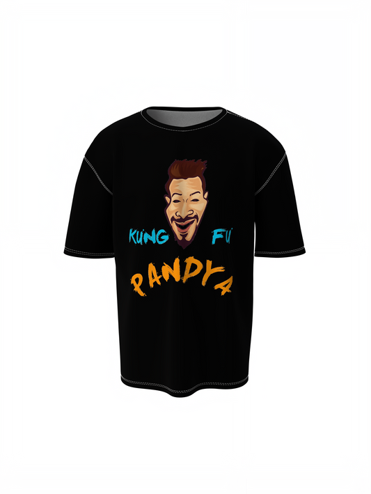 Kung Fu Hardik Pandya Oversized  T-Shirts