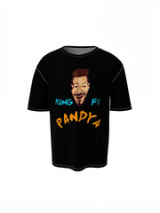 Kung Fu Hardik Pandya Oversized  T-Shirts