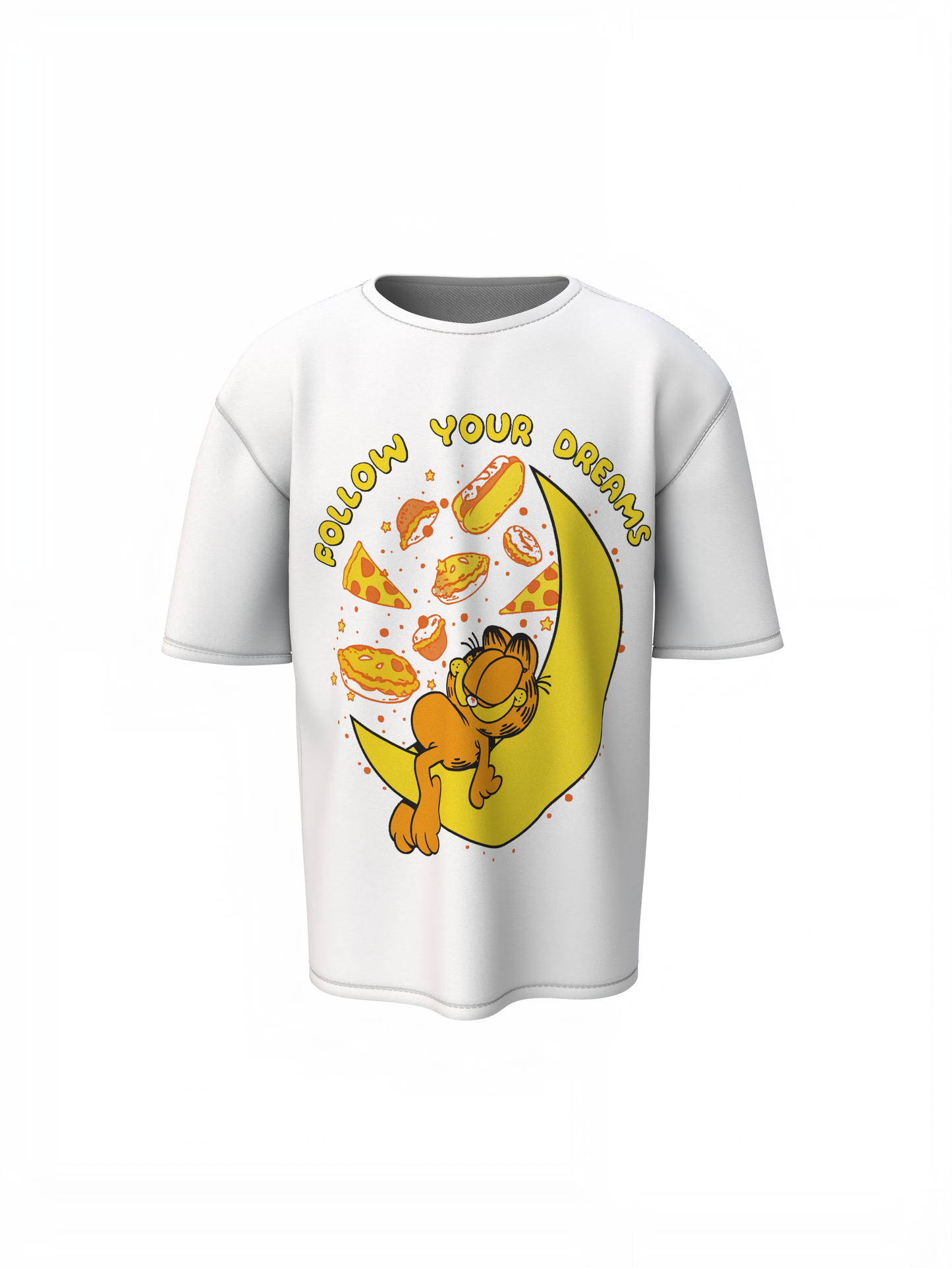 Follow Dreams Oversized T-Shirts Inspirational Streetwear