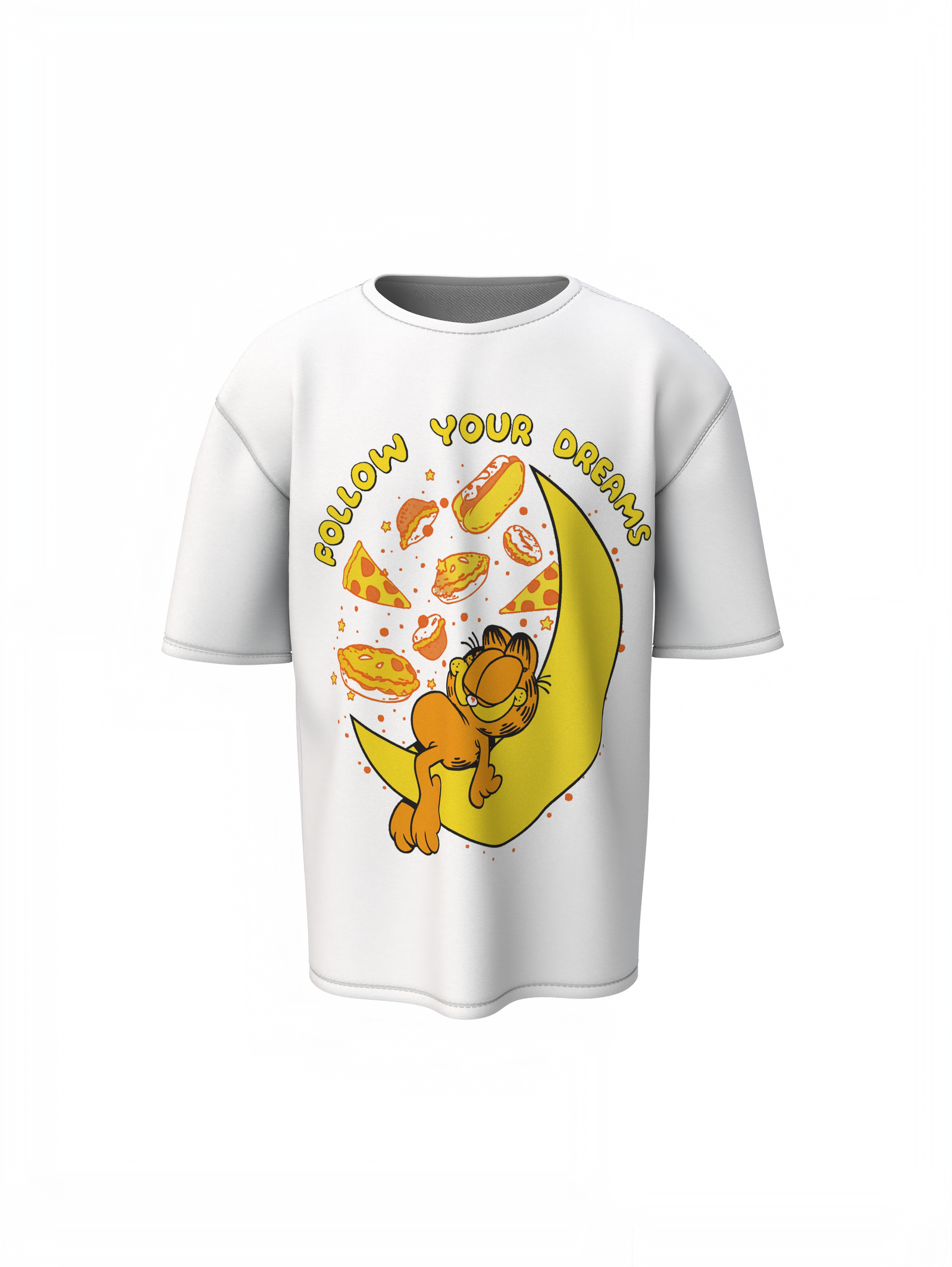Follow Dreams Oversized T-Shirts Inspirational Streetwear