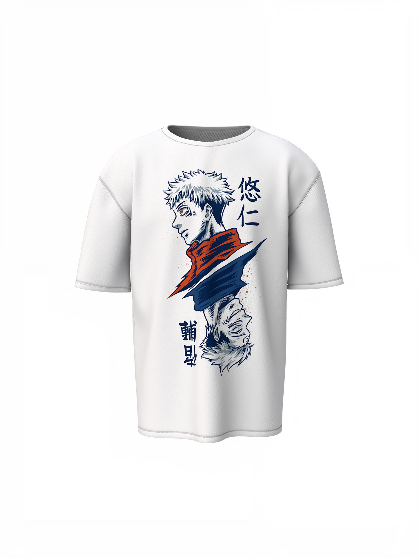 Sukuna Jujutsu Kaisen Oversized T-Shirt Anime Streetwear Tee