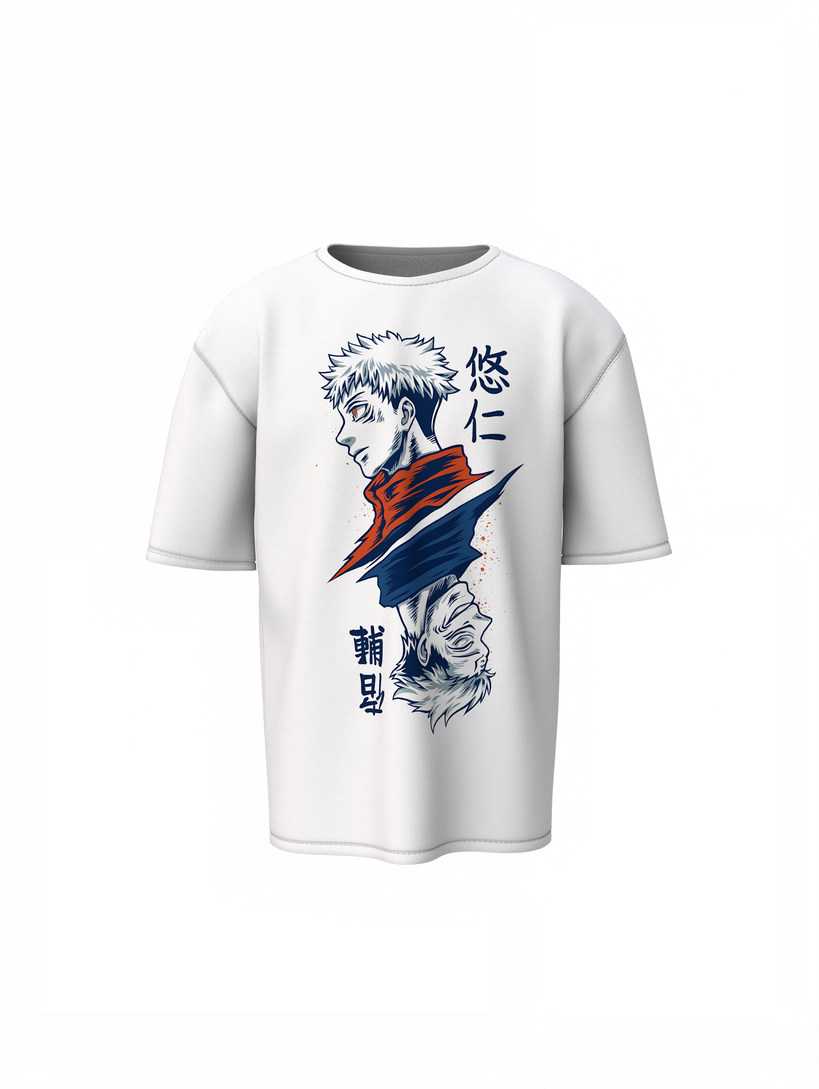 Sukuna Jujutsu Kaisen Oversized T-Shirt Anime Streetwear Tee