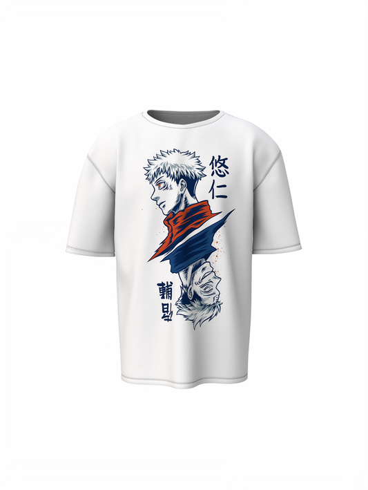 Sukuna Jujutsu Kaisen Oversized T-Shirt Anime Streetwear Tee