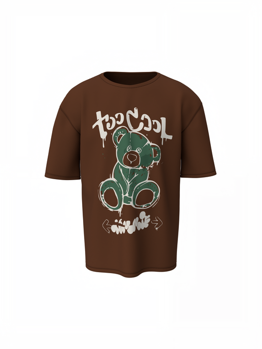 To Cool Oversized T-Shirts Trendy Streetwear Graphic Tee
