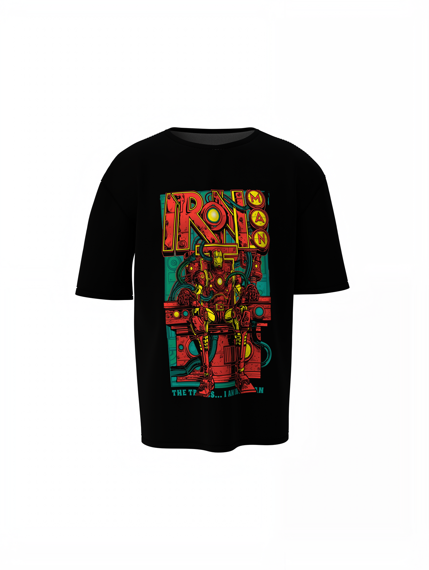 The Iron Man Oversized T-Shirts for Bold Casual Streetwear