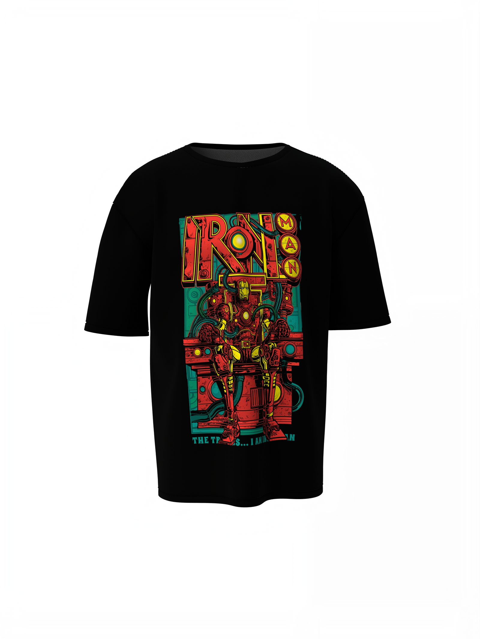 The Iron Man Oversized T-Shirts for Bold Casual Streetwear