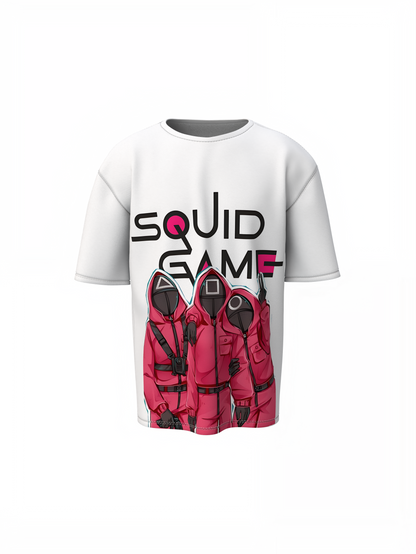 Squid Game Team Oversized T-Shirt Bold Pop Culture Style