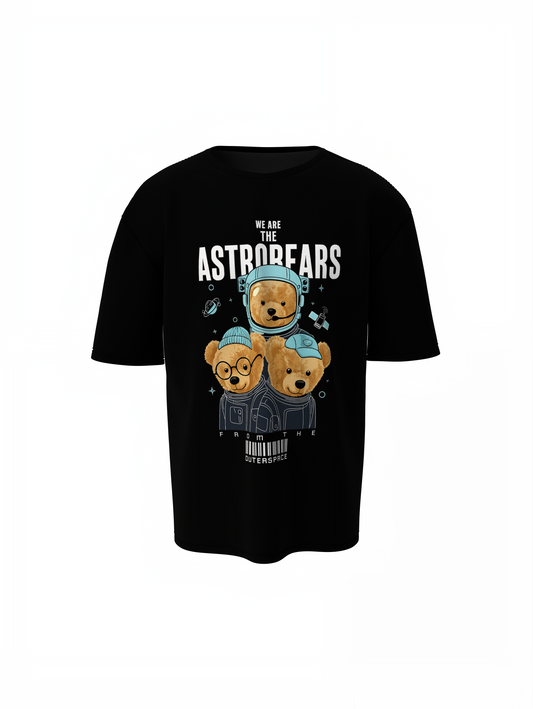 Astrobears Oversized T-Shirts Cosmics Streetwear Fashion