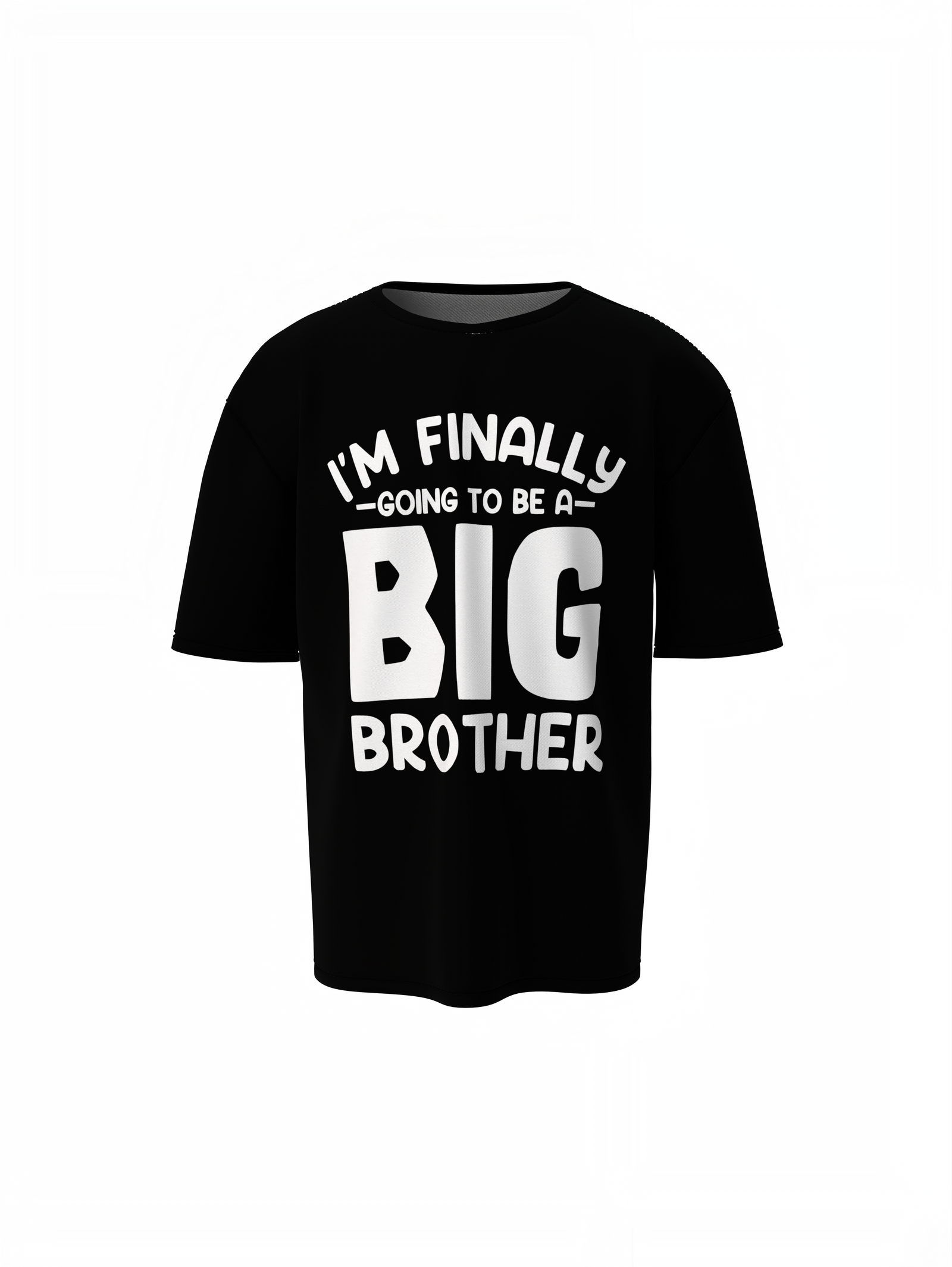 Finally Big Brother Oversized T-Shirts – Fun Family Wear