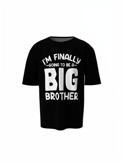 Finally Big Brother Oversized T-Shirts – Fun Family Wear
