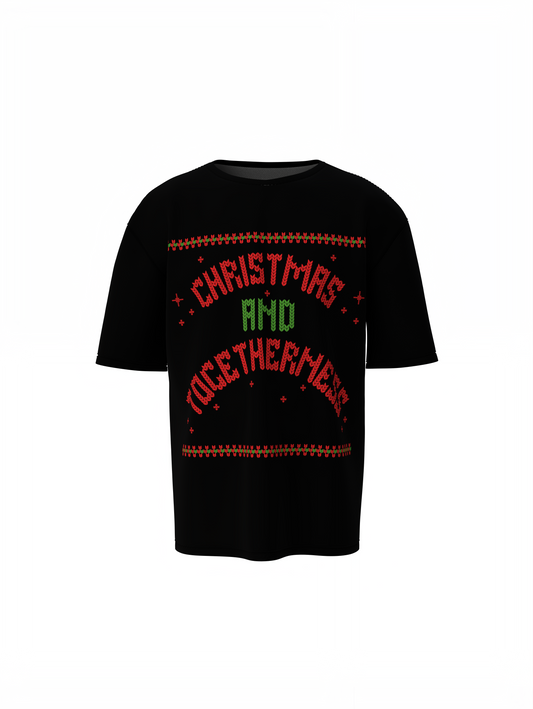 Togetherness Oversized T-Shirts  Premium Cotton Casual Tee