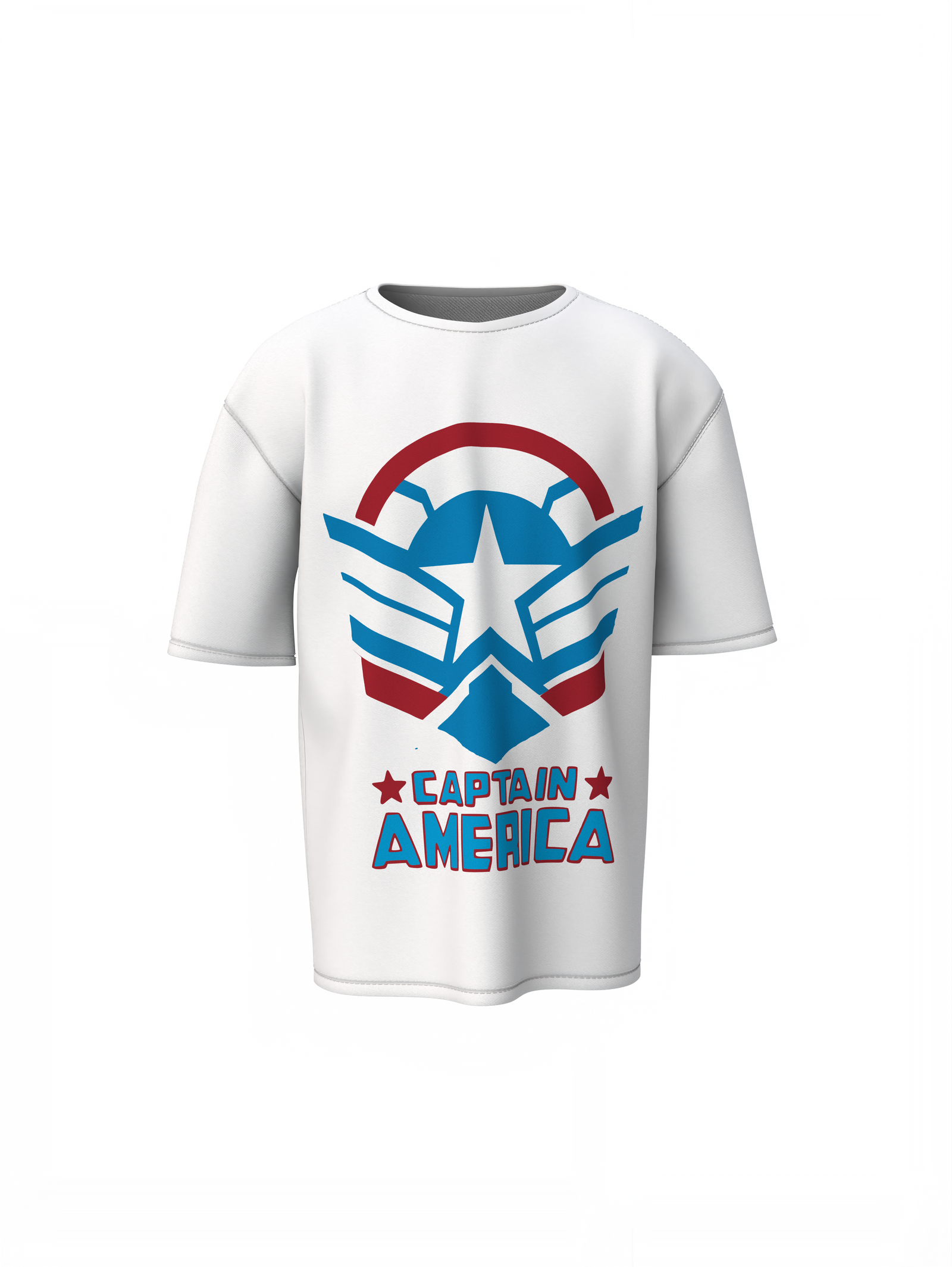 Captain Oversized T-Shirt Premium Streetwear Style Tee