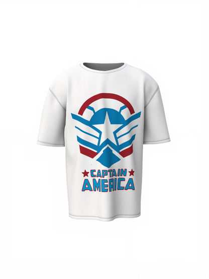 Captain Oversized T-Shirt Premium Streetwear Style Tee