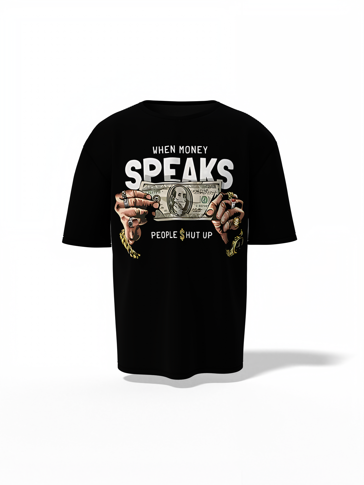Money Speaks Oversized T-Shirt – Bold Streetwear Style