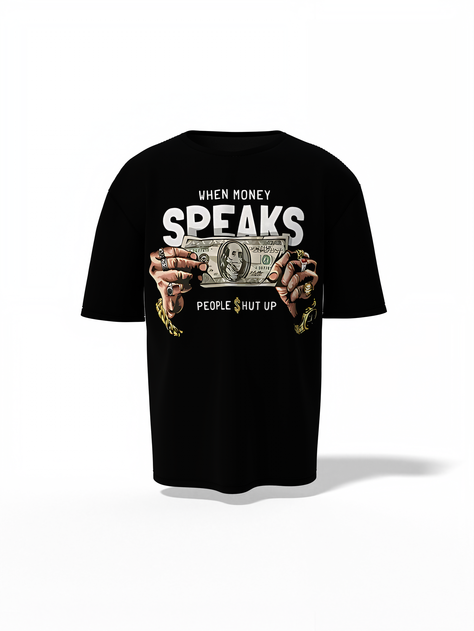Money Speaks Oversized T-Shirt – Bold Streetwear Style
