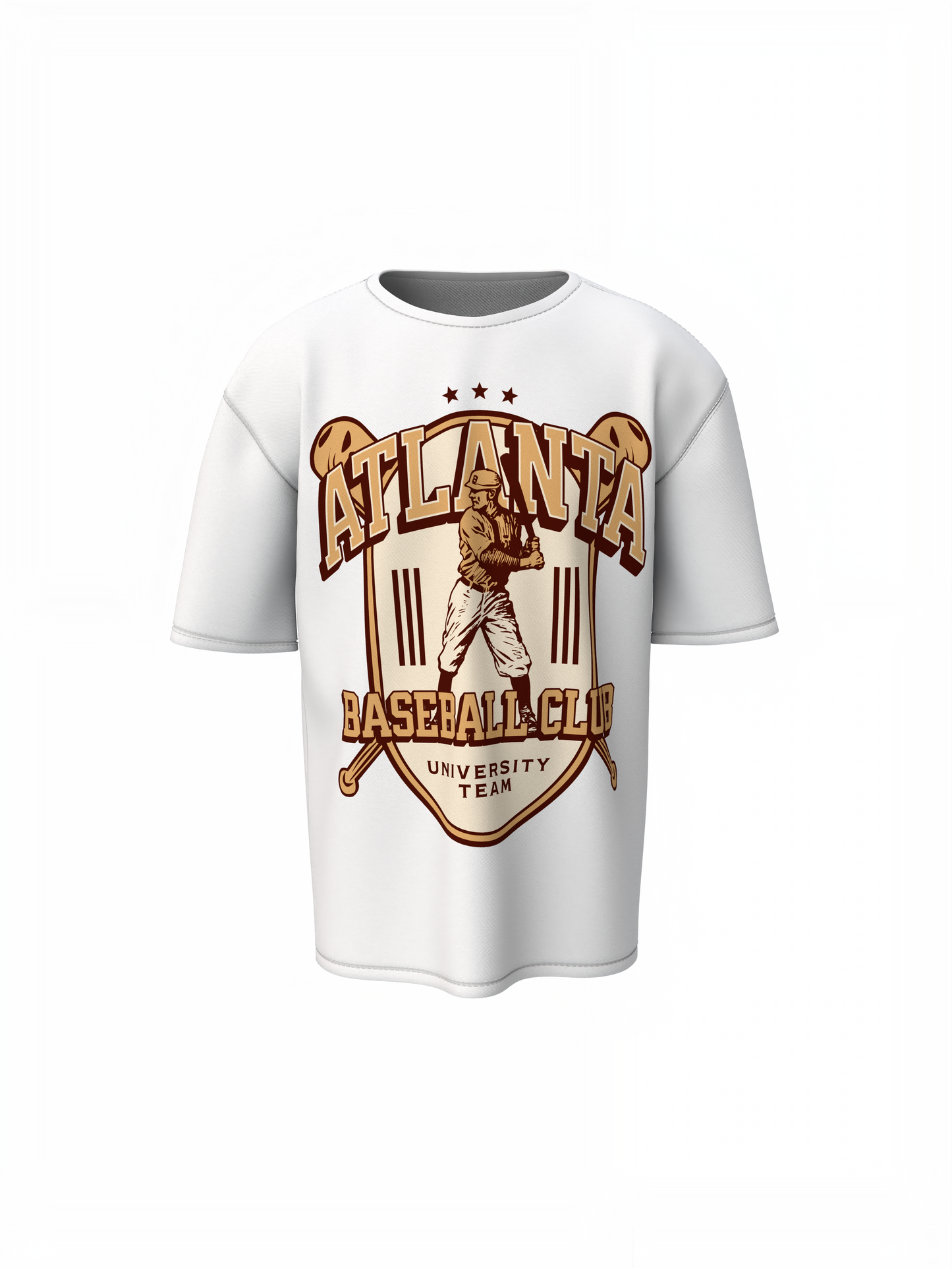 Baseball Atlanta Oversized T-Shirt