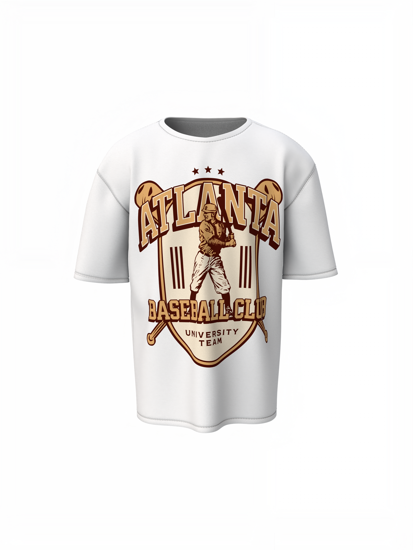 Baseball Atlanta Oversized T-Shirt