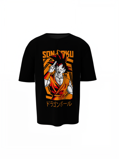 Goku Anime Oversized T-Shirt Legendary Saiyan Graphic T-shirt