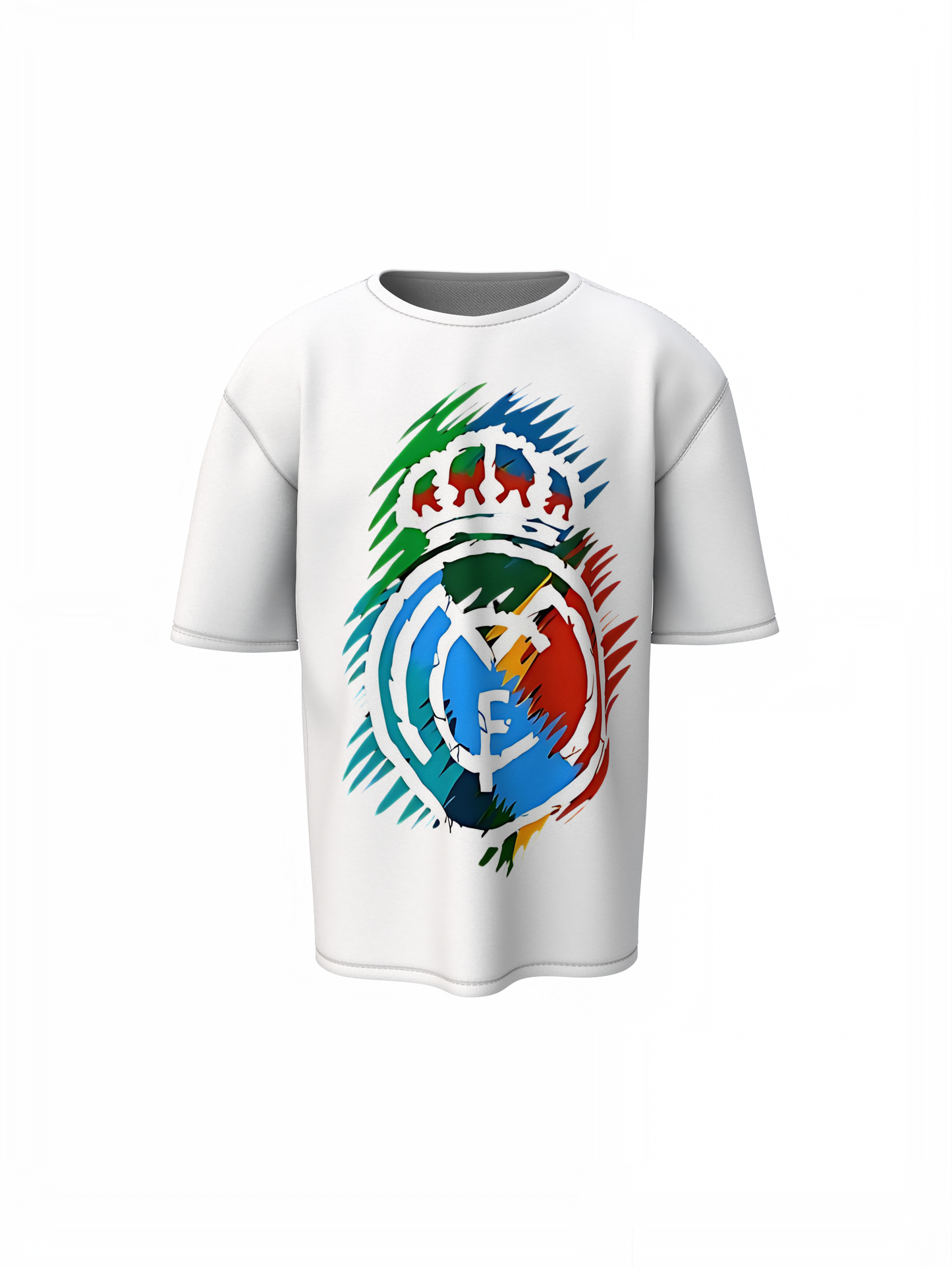 Madrid Legends Oversized T-Shirt – Football Fan Graphic Tee
