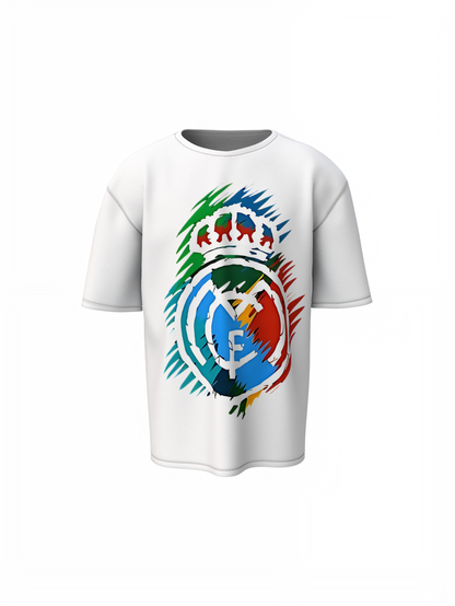 Madrid Legends Oversized T-Shirt – Football Fan Graphic Tee