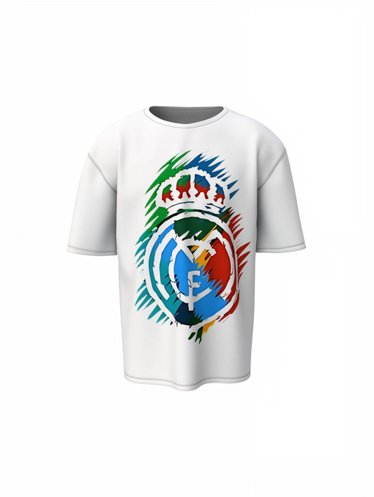 Madrid Legends Oversized T-Shirt – Football Fan Graphic Tee