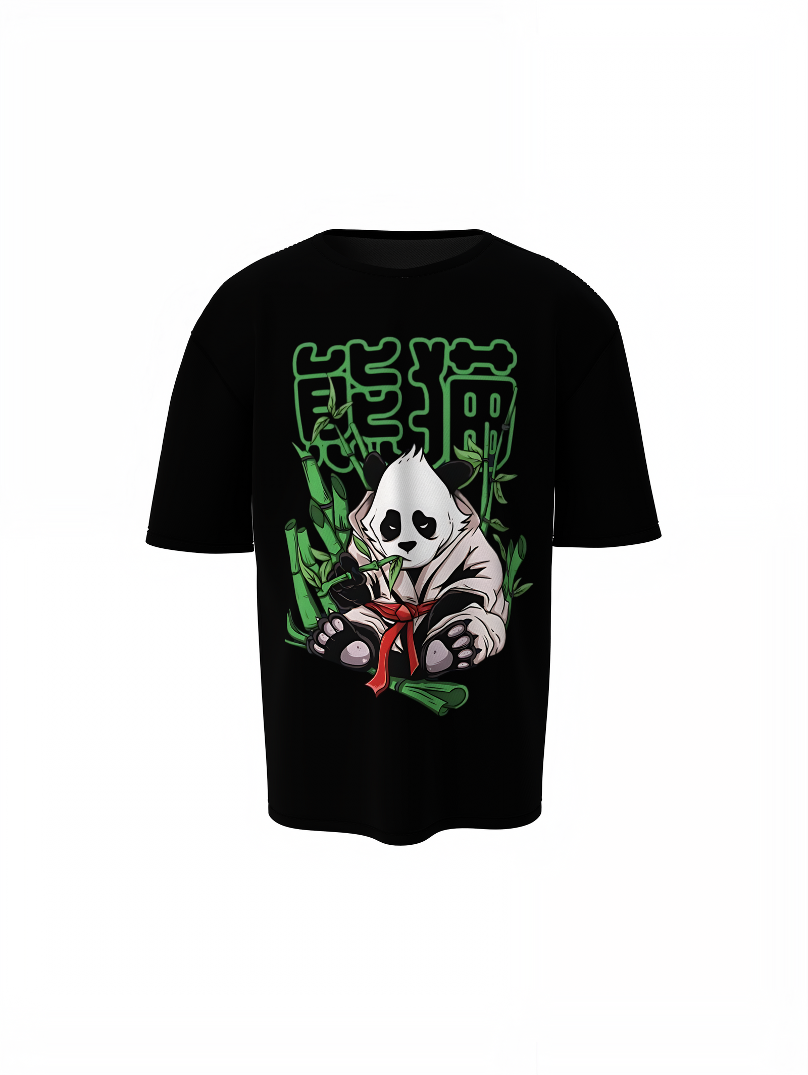 Neko Panda Oversized T-Shirt – Cute & Comfortable Streetwear