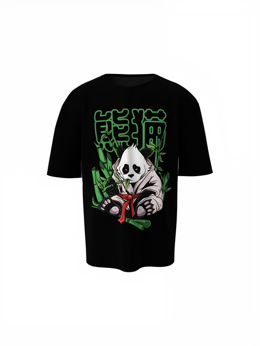 Neko Panda Oversized T-Shirt – Cute & Comfortable Streetwear