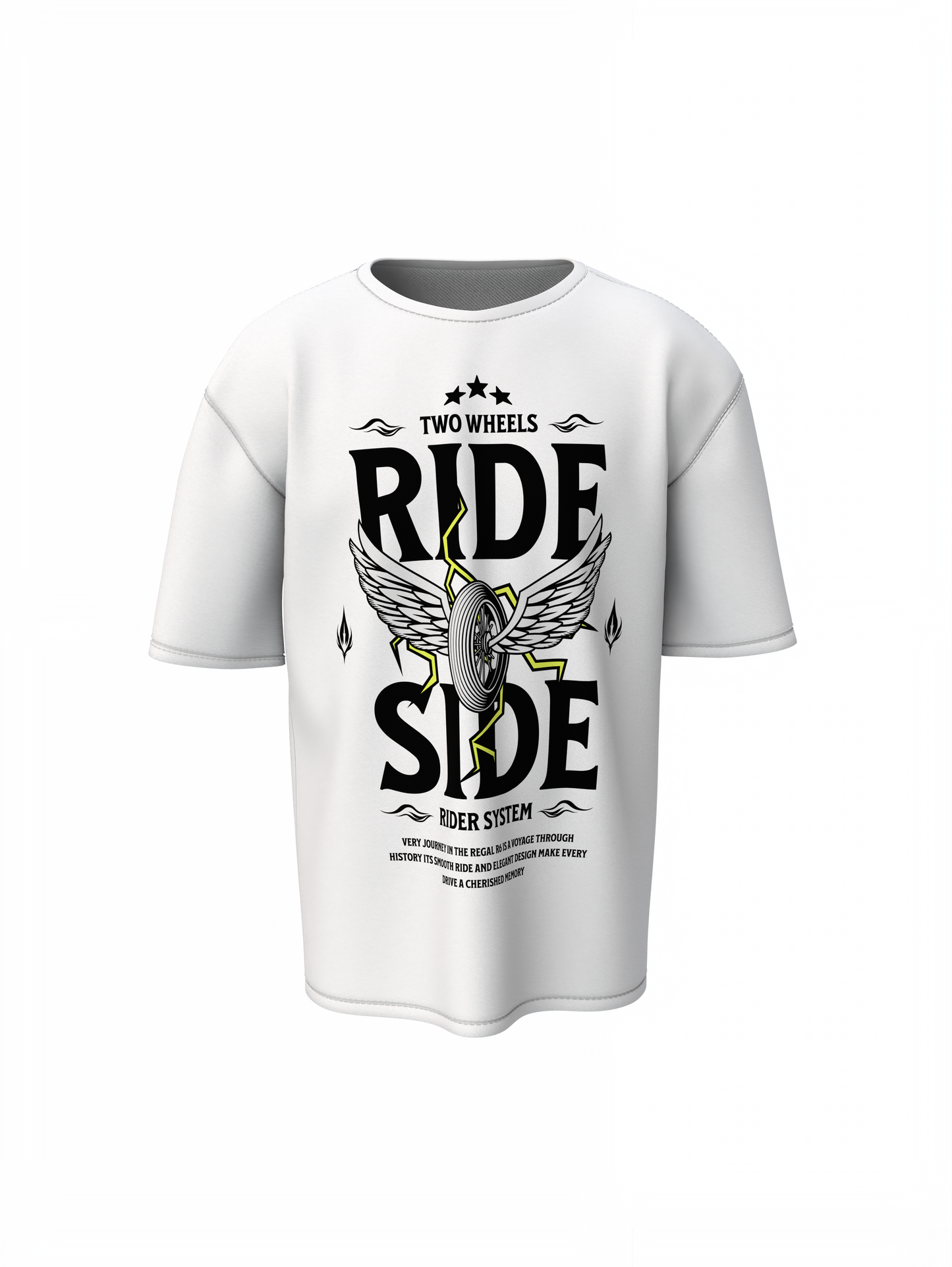 Ride Explore Motorcycle White Enamel Mug for Adventure Vibe