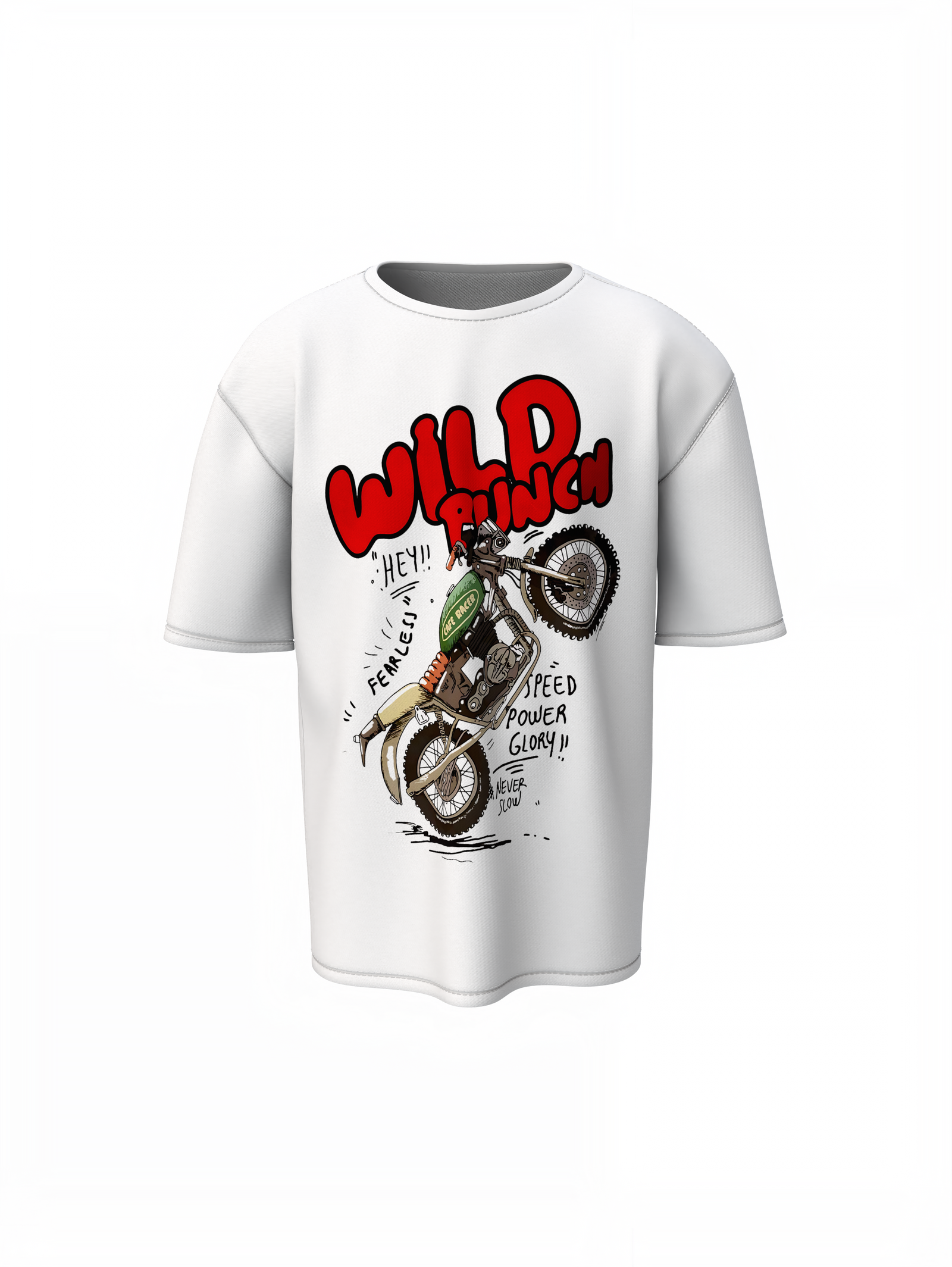 Wild Punch Oversized T-Shirt for Bold Streetwear Style Wear